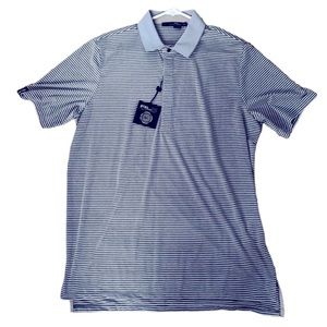 NWT RALPH LAUREN GRAY STRIPE SHORT SLEEVE SHIRT T-SHIRT